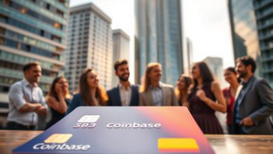 cartão Coinbase internacional Brasil uso